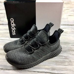 Adidas Kaptir Running Shoes Black Knit Sneakers